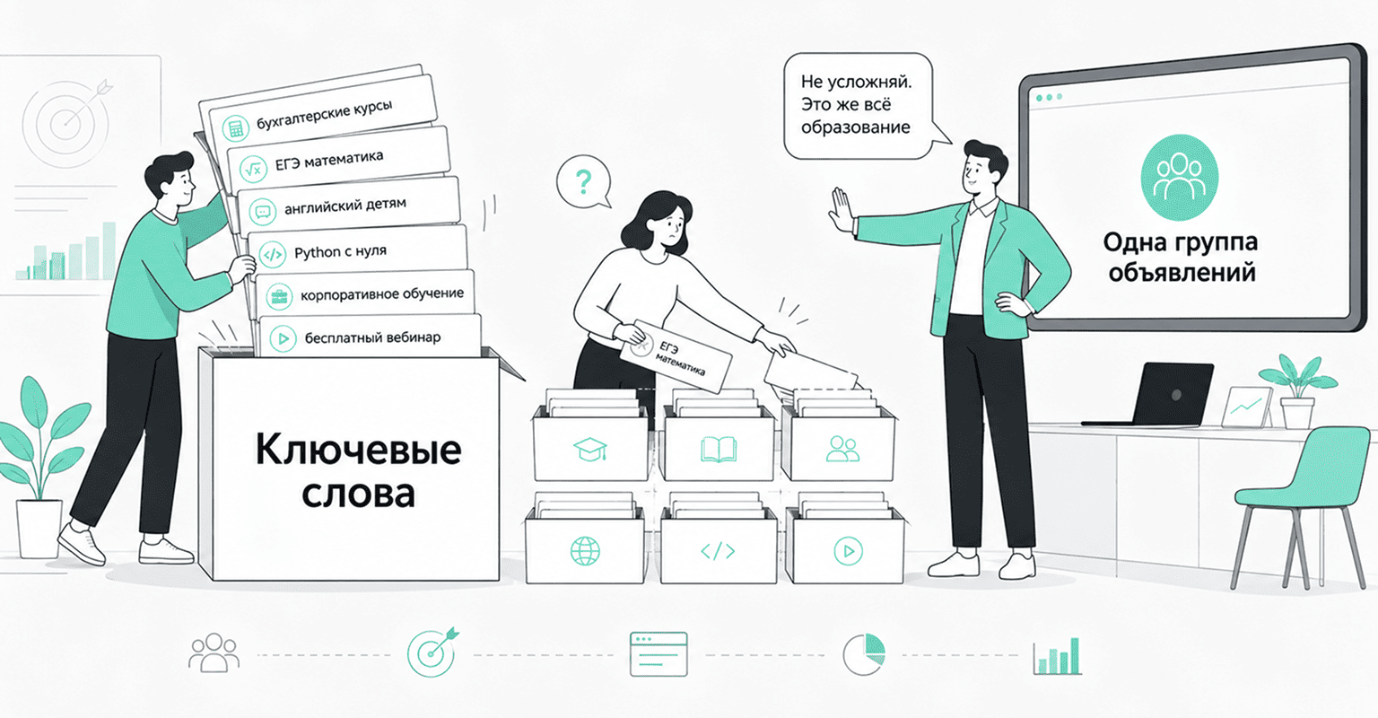 Кластеризация запросов по образовательным программам